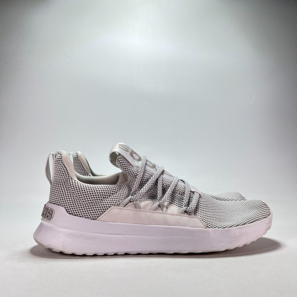 adidas Lite Racer Adapt 5.0 White Dash Grey Casual Sneakers HP6466 Mens Size 12